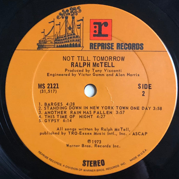 Ralph McTell : Not Till Tomorrow (LP, Album)