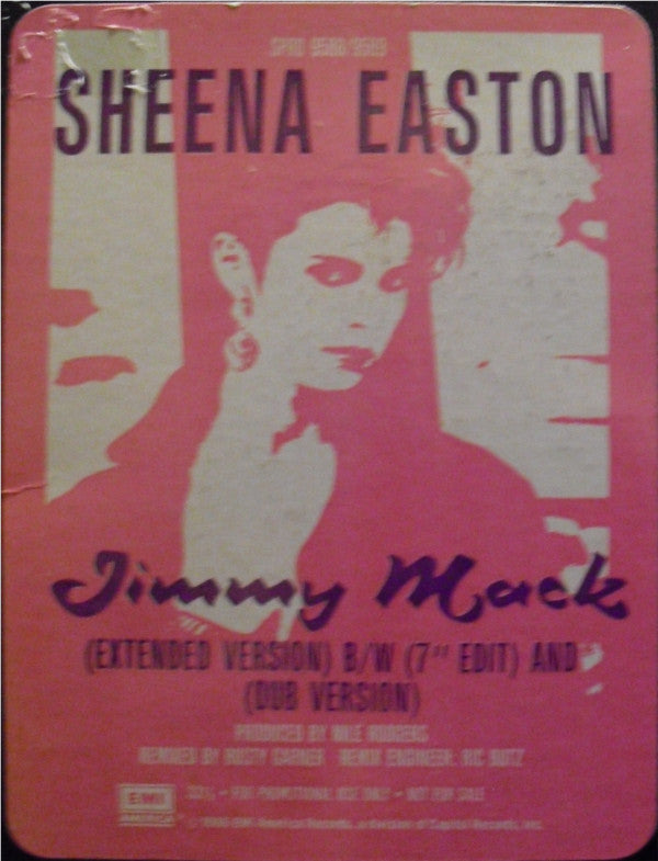 Sheena Easton : Jimmy Mack (12", Promo)