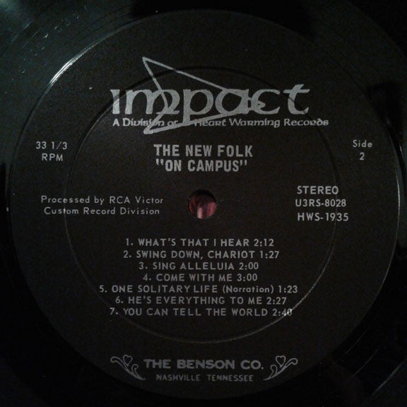 The New Folk : On Campus (LP, Album)