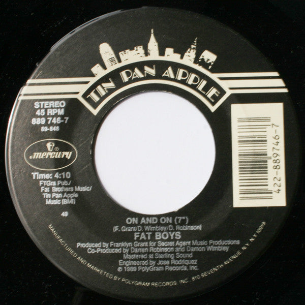 Fat Boys : Lie-Z / On And On (7")
