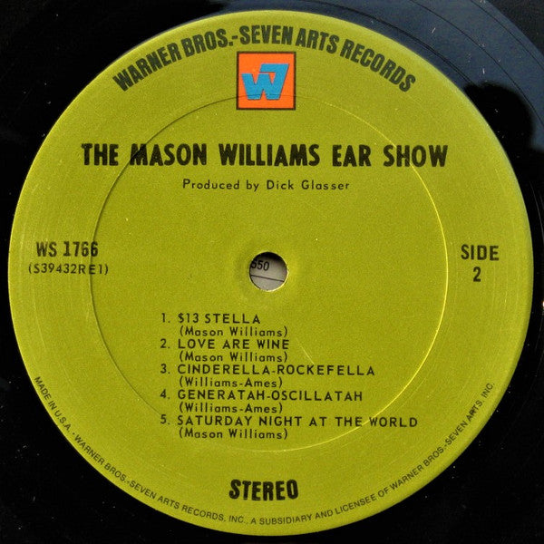 Mason Williams : The Mason Williams Ear Show (LP, Album, San)