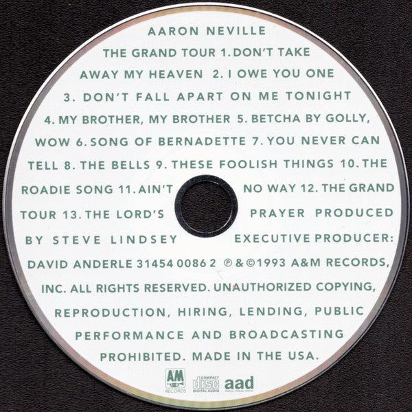 Aaron Neville : The Grand Tour (CD, Album)