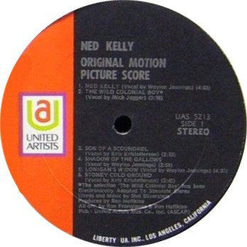 Various : Mick Jagger As Ned Kelly (LP, Album, Gat)