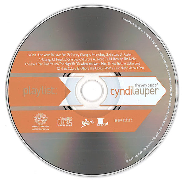 Cyndi Lauper : Playlist: The Very Best Of Cyndi Lauper (CD, Comp, Enh)
