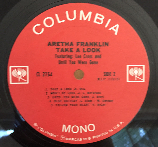 Aretha Franklin : Take A Look (LP, Album, Comp, Mono)