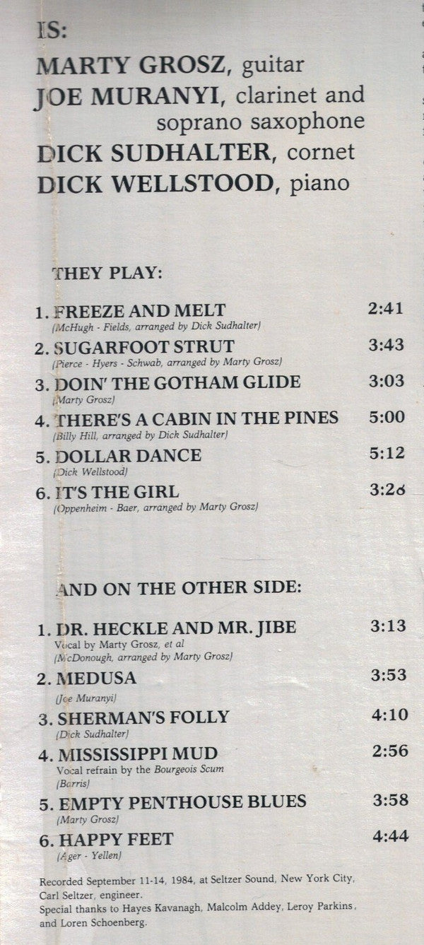 The Classic Jazz Quartet (2) : The Classic Jazz Quartet (LP, Album)