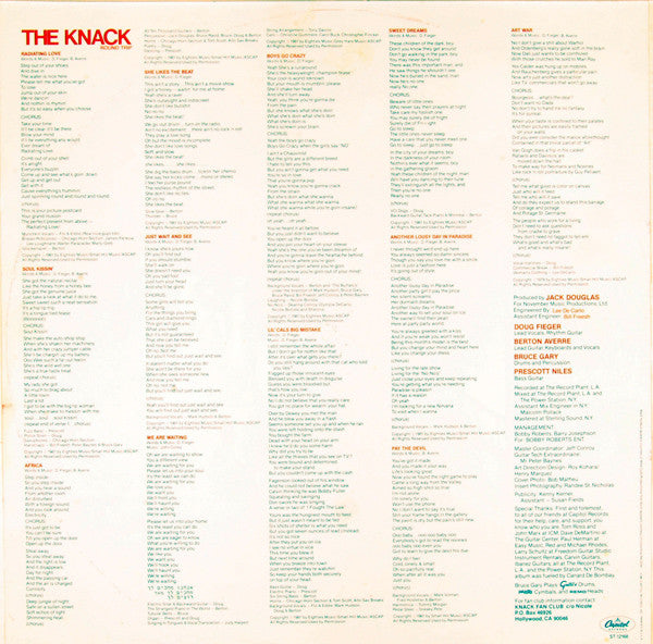 The Knack (3) : Round Trip (LP, Album, Los)