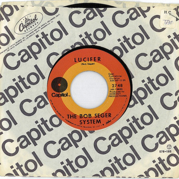 Bob Seger System : Lucifer (7", Single)