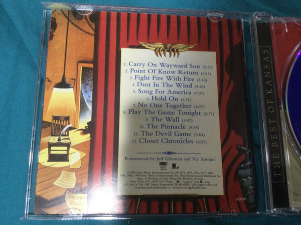 Kansas (2) : The Best Of Kansas (CD, Comp, RE, RM)