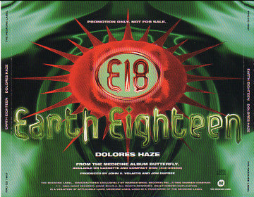 Earth Eighteen : Dolores Haze (CD, Single, Promo)