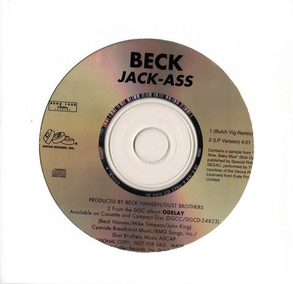 Beck : Jack-Ass (CD, Single, Promo)