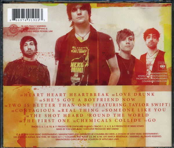 Boys Like Girls : Love Drunk (CD, Album)