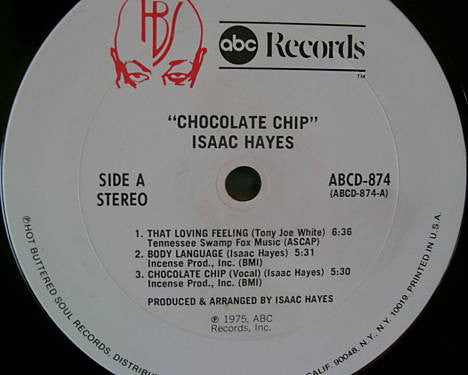 Isaac Hayes : Chocolate Chip (LP, Album, Gat)
