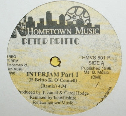 Peter Britto : Interjam (Remix) (12")