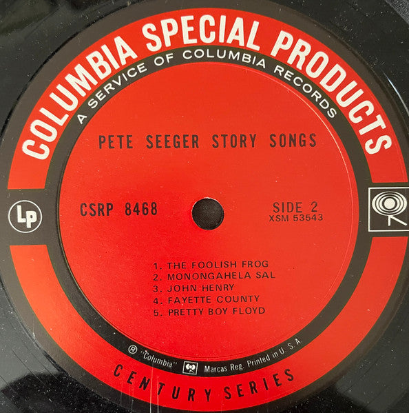 Pete Seeger : Pete Seeger Story Songs (LP)