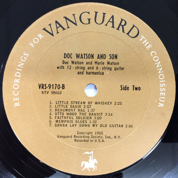 Doc & Merle Watson : Doc Watson & Son (LP, Album, Mono)