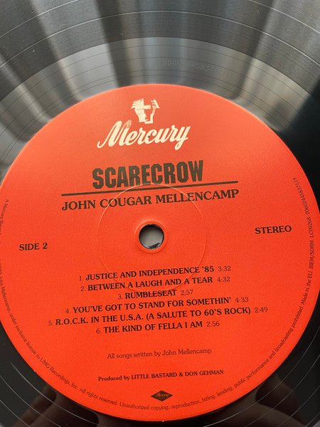 John Cougar Mellencamp : Scarecrow (LP, Album, RE, RM, 180)