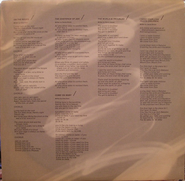 Dennis Brown : Foul Play (LP, Album, Ter)