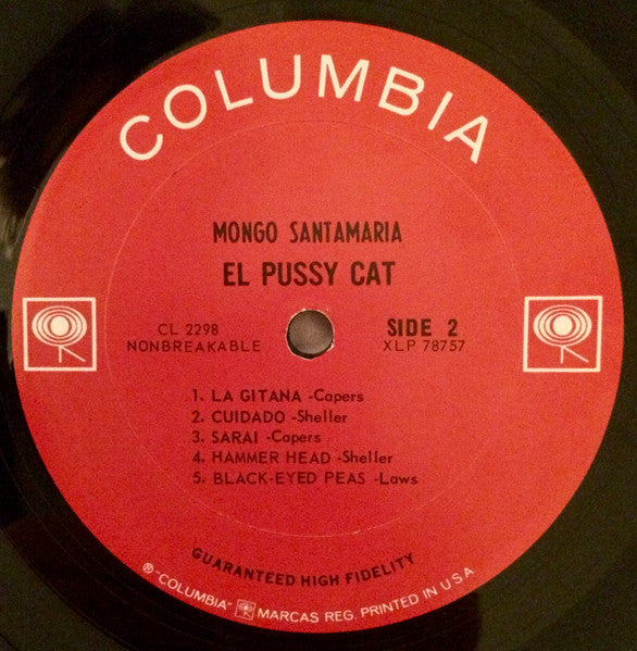 Mongo Santamaria : El Pussy Cat (LP, Album, Mono, Pit)
