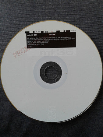 Tahiti 80 : Puzzle (CD, Advance, Album, Promo)