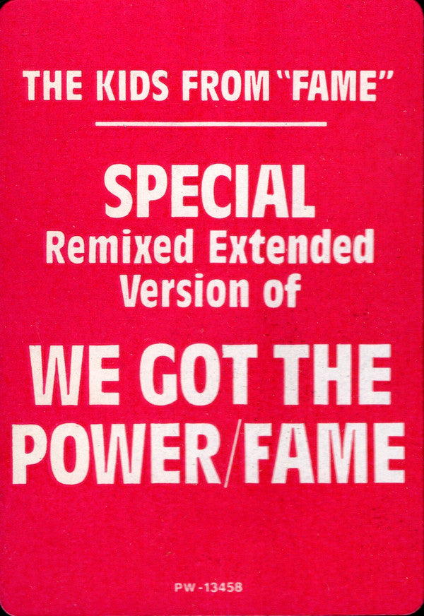 The Kids From Fame featuring The Waters : We Got The Power (12", Promo)