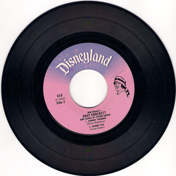Unknown Artist : Davy Crockett And Songs Of Other Heroes (7", EP)