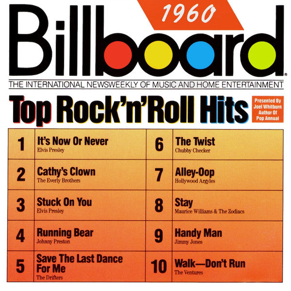 Various : Billboard Top Rock'N'Roll Hits - 1960 (CD, Comp)