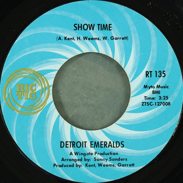 Detroit Emeralds : Show Time (7", Single, Mono, Styrene, Pit)