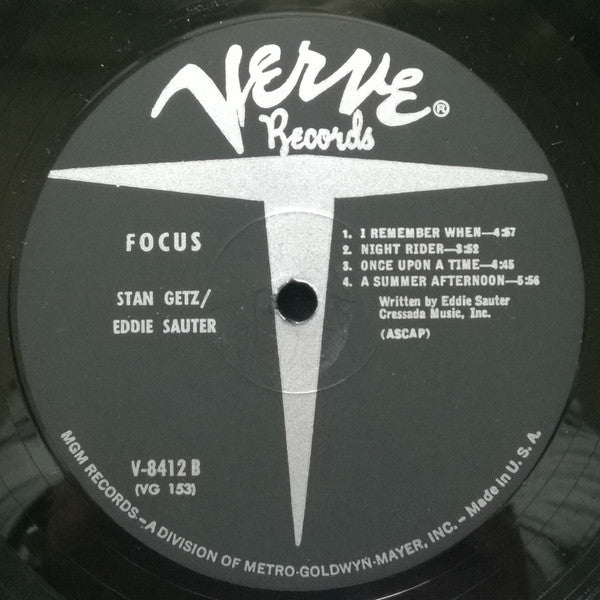 Stan Getz / Eddie Sauter : Focus (LP, Album, Mono, Gat)