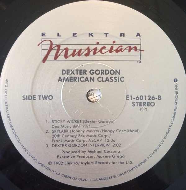 Dexter Gordon : American Classic (LP, Album)