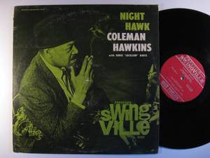 Coleman Hawkins With Eddie "Lockjaw" Davis : Night Hawk (LP, Album, Mono)