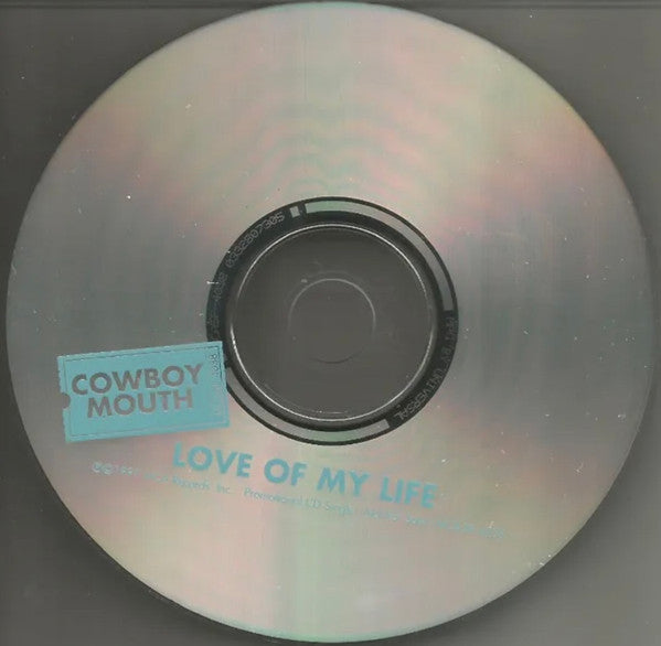 Cowboy Mouth : Love Of My Life (CD, Single, Promo)