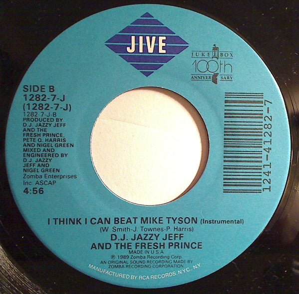 DJ Jazzy Jeff & The Fresh Prince : I Think I Can Beat Mike Tyson (7", Single)