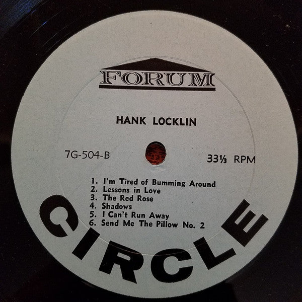 Hank Locklin : Hank Locklin (LP, Mono)