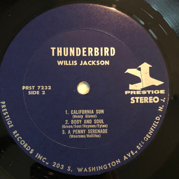 Willis Jackson : Thunderbird (LP, Album, RE)