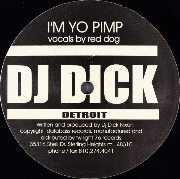 DJ Dick Nixon : The Shaft EP (12", EP)