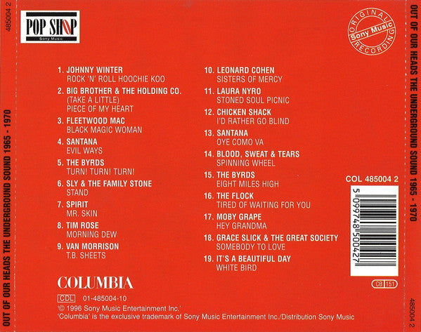 Various : Out Of Our Heads - The Underground Sound 1965-1970 (CD, Comp)