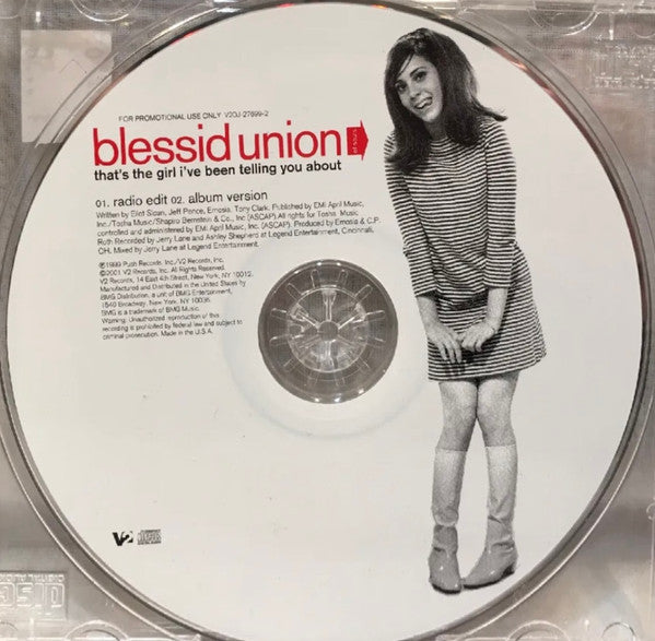 Blessed Union* : That's The Girl I've Been Telling You About (CD, Single, Promo)