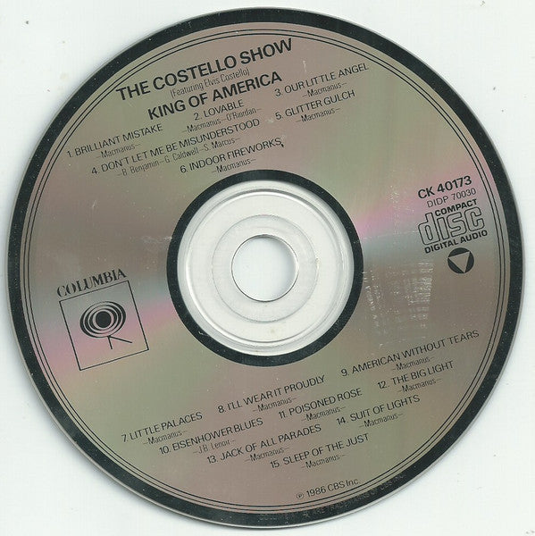 The Costello Show Featuring The Attractions And Confederates* : King Of America (CD, Album)