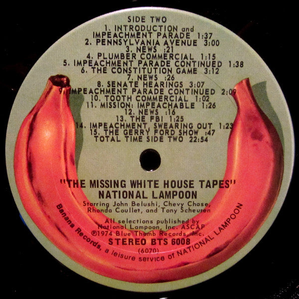 National Lampoon : The Missing White House Tapes (LP, Album, Pit)