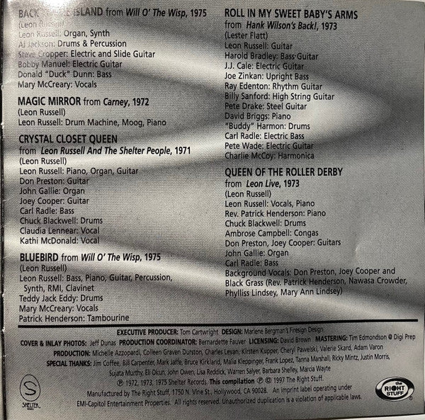 Leon Russell : Retrospective (CD, Comp, RE)
