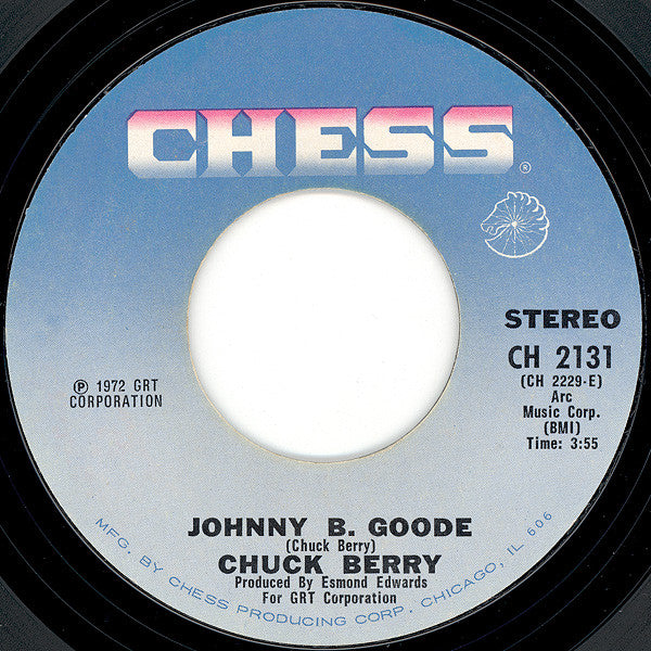 Chuck Berry : My Ding-A-Ling / Johnny B. Goode (7", Single, 1st)