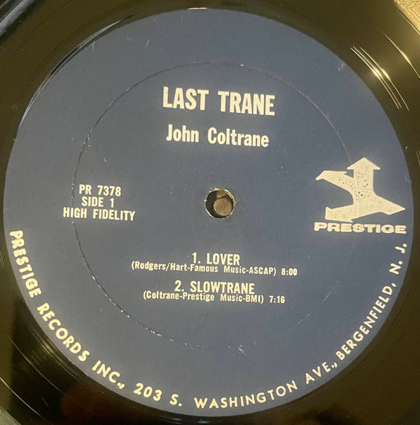 John Coltrane : The Last Trane (LP, Album, Mono)