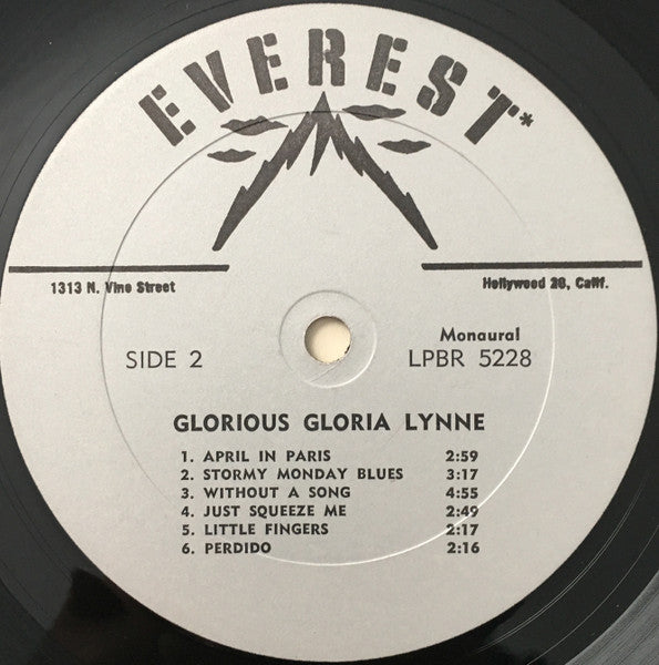 Gloria Lynne : Glorious (LP, Album, Mono)