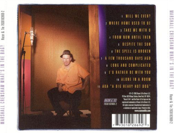 Marshall Crenshaw : What's In The Bag? (CD, Album)