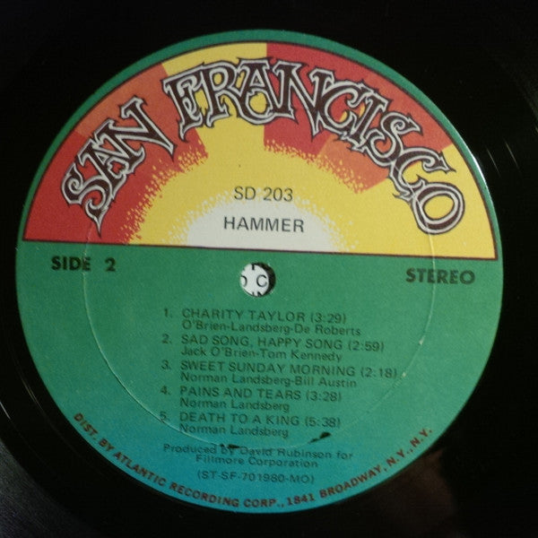 Hammer (4) : Hammer (LP, Album, MO )