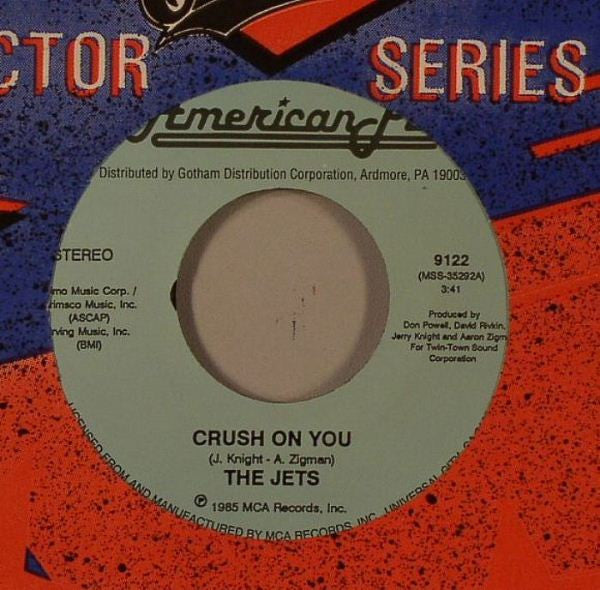 The Jets : Crush On You / Rocket 2 U (7", RE)
