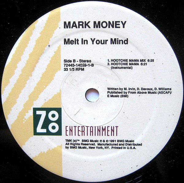 Mark Money (2) : Melt In Your Mind (12")