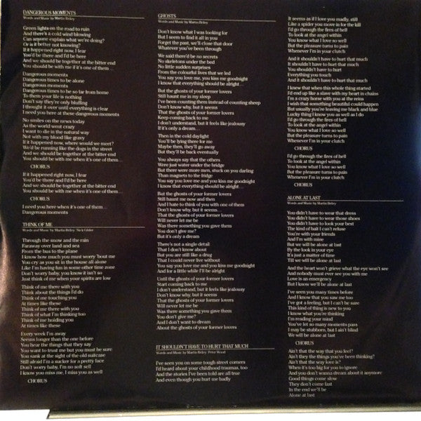 Martin Briley : Dangerous Moments (LP, Album)