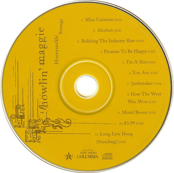 Howlin' Maggie : Honeysuckle Strange (CD, Album)